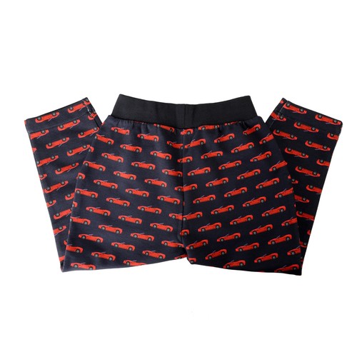 Scuderia Ferrari Kid "Pittoriale" Multi-Color Cotton Joggers Pants - Picture 2 of 4