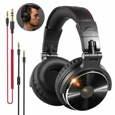 Genuine OneOdio Pro-10 Headphones Professional Studio Dynamic Stereo With Mic
