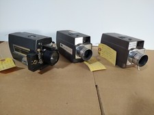 3 Super 8mm Film Cameras Motion Picture Bell  Howell Engineering Samples 311 