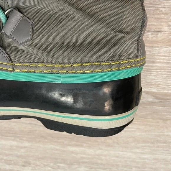 Sorel YOUTH YOOT PAC BOTAS DE NYLON Botas de Nieve Impermeables en Gris Azul Foto 2 de 4