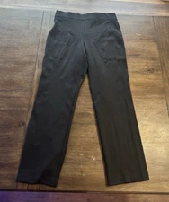 Spanx The Perfect Pant Slim Straight Pants Casual Black Ankle 20254Q Women's L