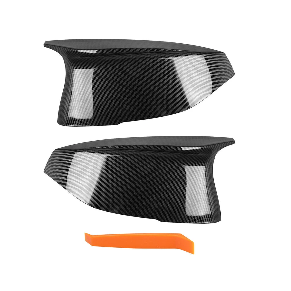 Carbon Fiber M3 Style Side Mirror Cover Cap for Infiniti Q50 Q50S Q70 Q60 14-21 Foto 4 de 4