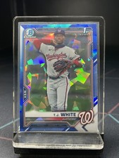 2021 Bowman Draft Chrome Sapphire T.J. White #BDC-157