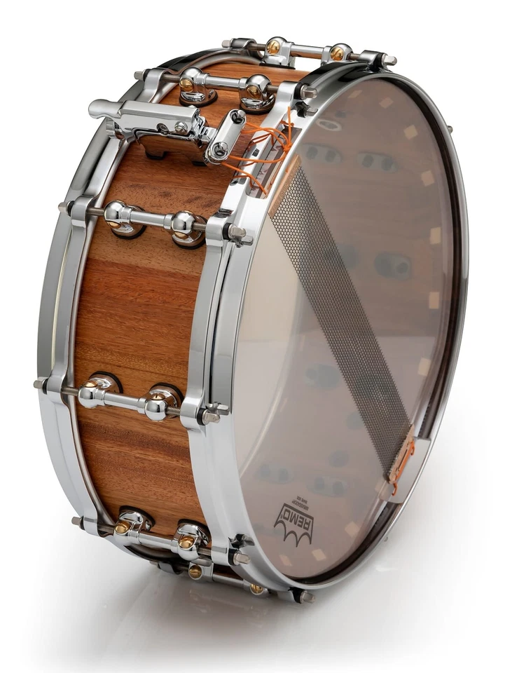 Pearl StaveCraft 14"x5" Makha Hand-Rubbed Natural Finish Stave Snare Drum Dealer - Image 2 of 4