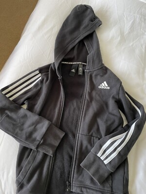 schwarzer Adidas Hoodie Mädchen Gr. 128
