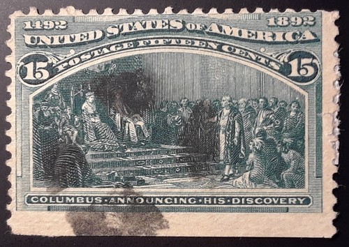 US Scott 238 - Sharp Sound Fresh Stamp With Light Fancy Cancel!