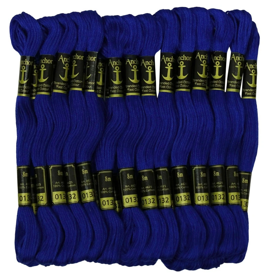 Anchor Stranded Cotton Threads Cross Stitch Hand Embroidery Thread Royal Blue - Image 3 of 4