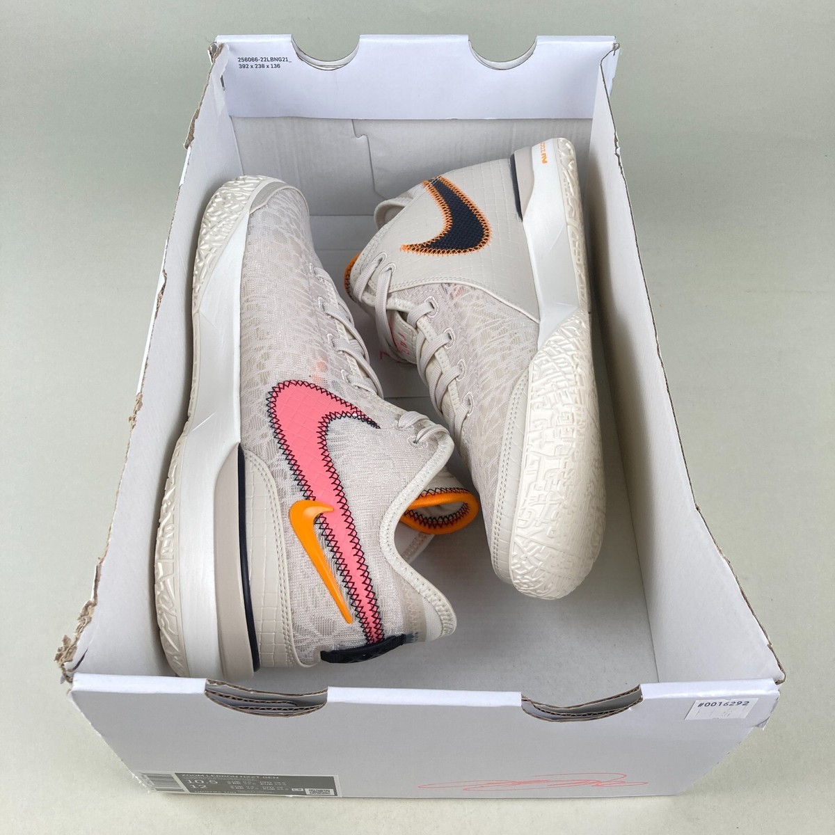 シューズ(男性用) Nike Zoom Lebron Nxxt Gen Light Orewood Nike Zoom LeBron NXXT Gen Light Orewood DR8784-100 Men's
