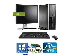 PC Computer Postazione Completa di PC + Monitor LCD 19" i3 2100 4 gb ssd 240 ...