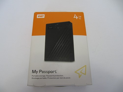 WD My Passport 4TB Portable External Hard Disk Drive Storage HDD for Windows PC