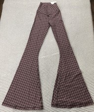 OFFLINE By Aerie Real Me Super Flare Crossover Hi-Rise Leggings Purple Size M