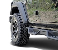 HSP Trittbretter Black Rock passend für JL (18-) 4-Türer mit TÜV-Teilegutachten