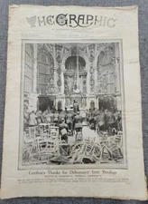 THE GRAPHIC 26TH OCTOBER 1918 CAMBRAI THANKS ORIGINAL NEWSPAPER