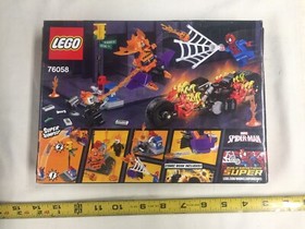Lego Marvel Comics Super Heroes 76058 Spider-Man Ghost Rider Building Set New
