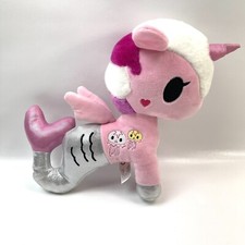 Tokidoki Mermicorno Gelatina Pink Silver Aurora Unicorn Plush Stuffed Toy