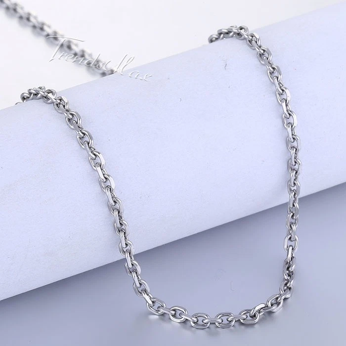 2.5/3/4/6/9mm Cable Rolo Link Stainless Steel Mens Boys Chain Necklace 18-36" - product detail image 8