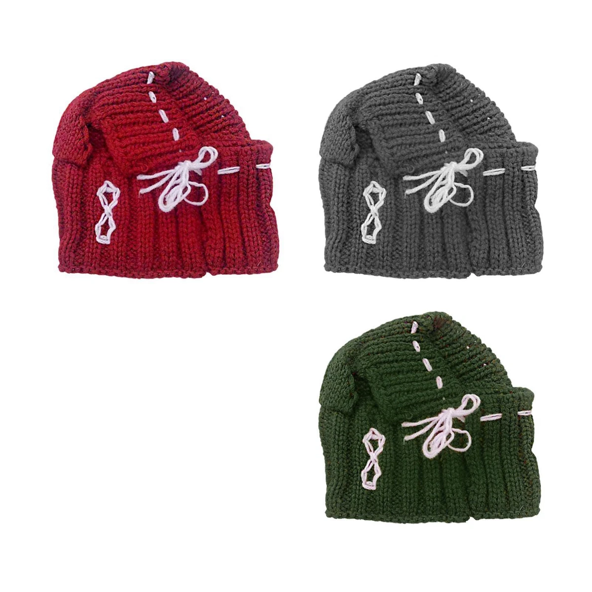 Cappello Invernale Unisex Con Bassotto – Maglia Morbida E Calda – Taglia Unica (Nero)