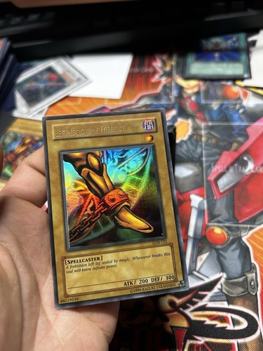 Left Leg of the Forbidden One LOB-121 WAVY Unlimited Holo LP Original Print - Picture 3 of 3