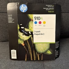 HP 910XL Color High Yield Ink Cartridges 3YM86BN Exp Oct 2025