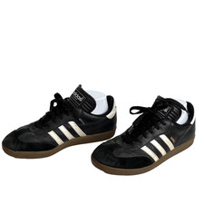 Sneaker classica Adidas Samba vintage 2002 nera bianca suola gomma donna US 6,5