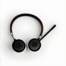 Jabra Evolve 65 Dual-Ear Bluetooth Headset with Mic, Receiver, and Case