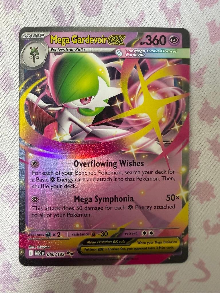 Mega Gardevoir ex 060/132 Double Rare Mega Evolution Pokemon Near Mint