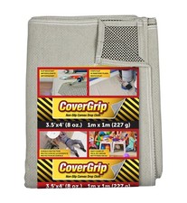 Quick Drop 8 Oz Canvas Safety Drop Cloth, 3.5' x 4', Pack of 6 1 3.5X4
