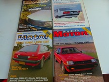 Modern Motor Australia  Magazines 4 issues from 1980/post included