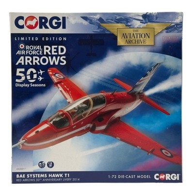 Corgi AA36011 1:72 BAE Hawk T.Mk 1 RAF Red Arrows 50th Season 2014