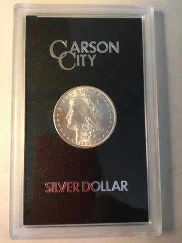 1883 Carson City silver dollar. Gem BU. Downsizing my Collection ms +++