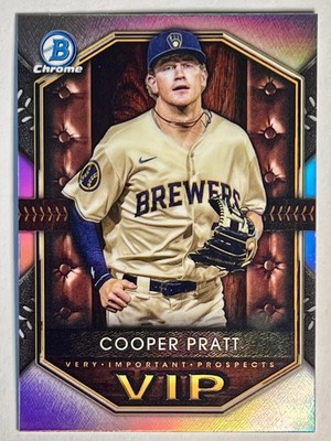 2025 Topps Bowman Chrome - Cooper Pratt - VIP Very Important Prospects