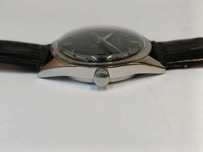 VINTAGE SEIKO 17J WINDING PATINA BLACK DIAL 6602-8050 JAPAN MEN'S