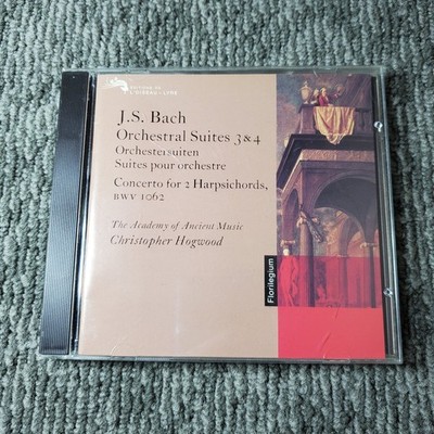 J.S. Bach Orchestral Suites 3&4 CD 1994 Classical L'Oiseau-Lyre Florilegium