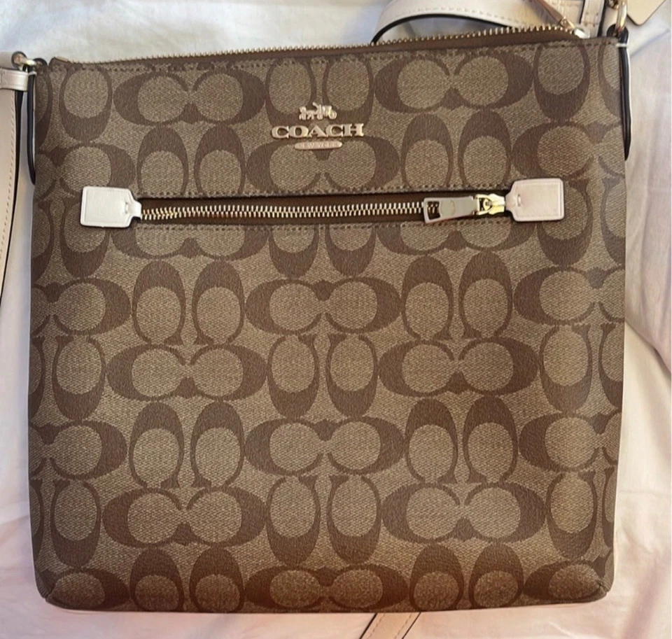 Bolsa de archivo Coach Rowan en lona exclusiva Foto 3 de 4