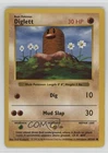 Diglett Shadowless Pokemon Base Set #47 1999