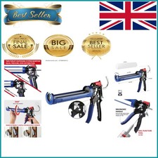 Precision Drip Control Caulking Gun with Rotating Barrel for Tight Spaces