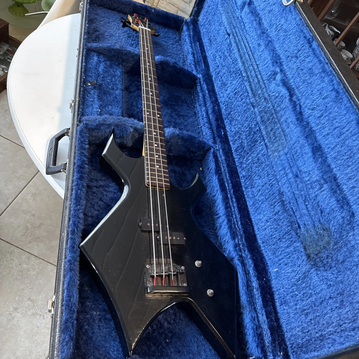 Vtg 80s BC Rich Warlock Bass NJ Series USA MADE W Case | eBay
