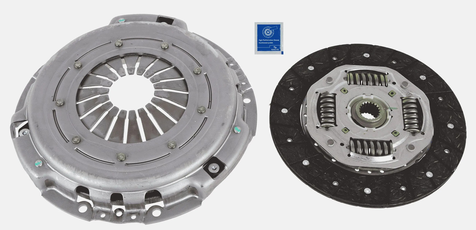 Kit d'embrayage Sachs 3000 951 283 compatible OE 73501784 pour boîte de vitesses manuelle