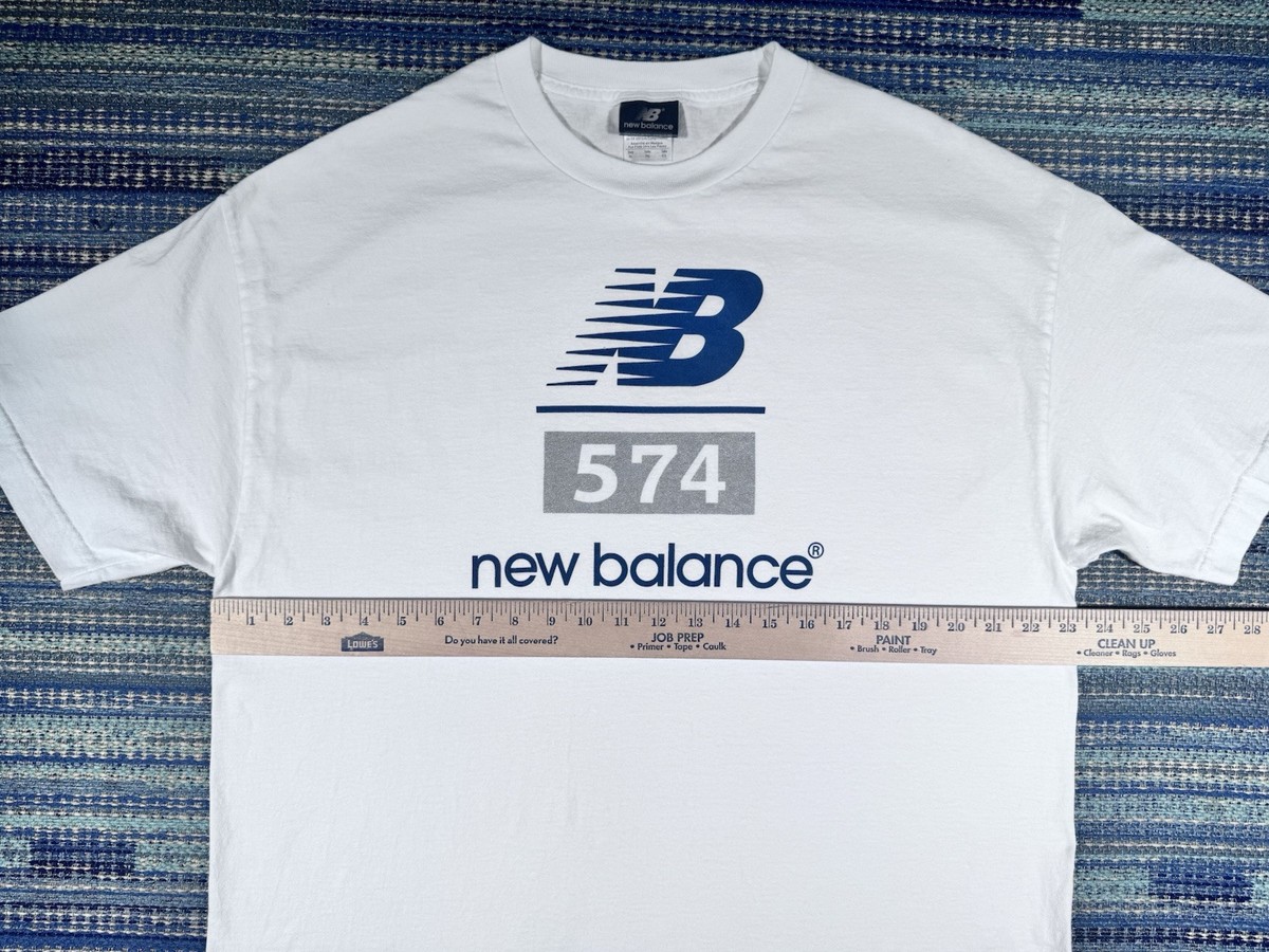 Vintage New Balance 574 T-shirt Sz XL Classic Runner Y2K
