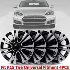 15 Set Of 4 Wheel Covers Snap On Hubcaps Full Hub Caps Fit R15 Tire Steel Rim 15 Set Of 4 Wheel Covers Snap On Hubcaps Full Hub Caps Fit R15 Tire Steel Rim