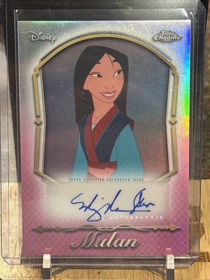 2026 Topps Chrome Disney Ming-Na Wen as Mulan Princess Auto