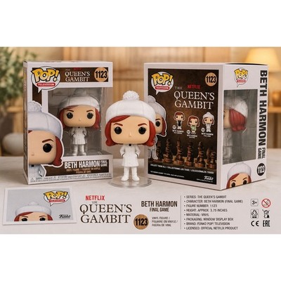 Funko Pop The Queens Gambit Beth Harmon Final Game 1123 Vinyl Figure Netflix