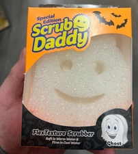 Scrub Daddy Halloween Special Edition GHOST Kitchen Sponge New NWT