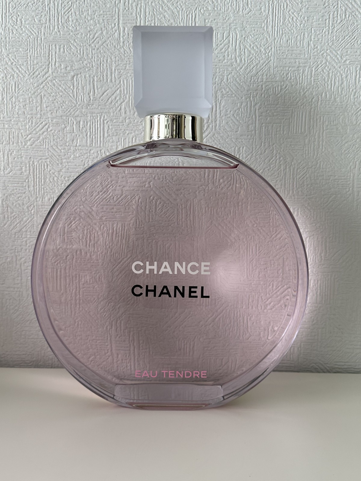 Chanel Chance EAU TENDRE Giant Factice 2L France Rare Chanel Store Display