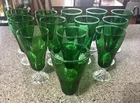 Vintage Anchor Hocking Burple Inspiration Iced Tea Glass Emerald Green Boopie