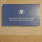 2020 Mayflower 400th Anniversary Silver Reverse Proof Medal 20XD
