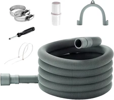 Universal Washing Machine Drain Hose Extension - 10 Ft Washer Discharge Hose - C