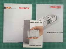 Minox 8x11  Die Kleinstbildkameras,All Minox 35 Kleine Cameras, Grosse Broschüre