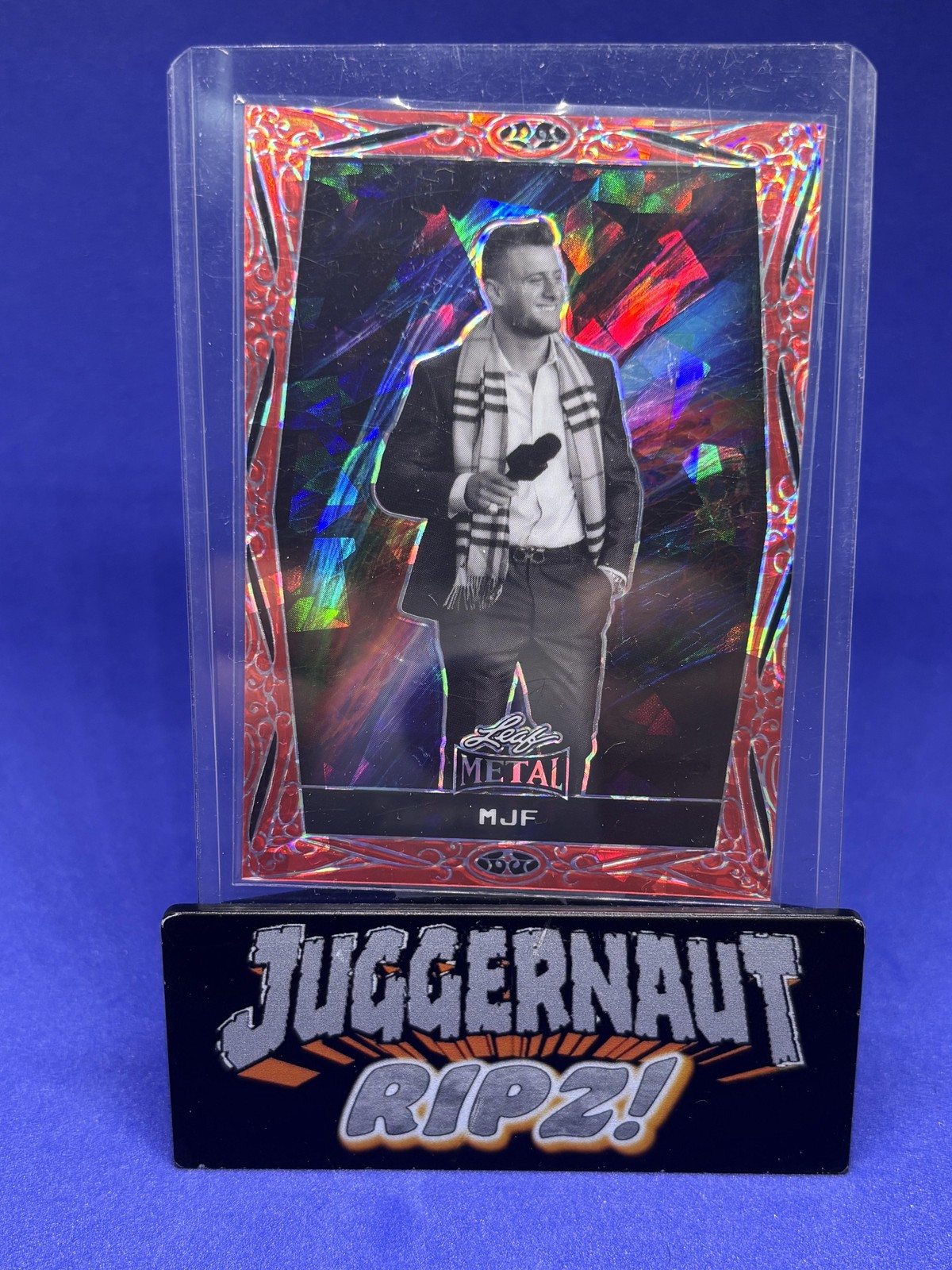 2024 Leaf Metal Legends #28 MJF Crystal Red