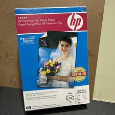 HP Premium Plus Photo Paper - Inkjet, 4x6, High Gloss, 100 Sheets - New in Box